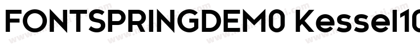 FONTSPRINGDEM0 Kessel105TextBold字体转换